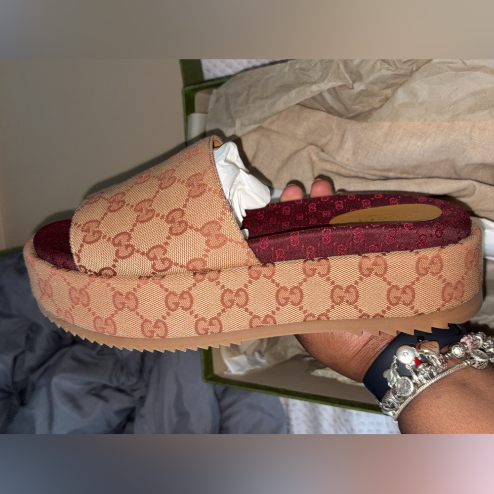 Gucci platform sandals